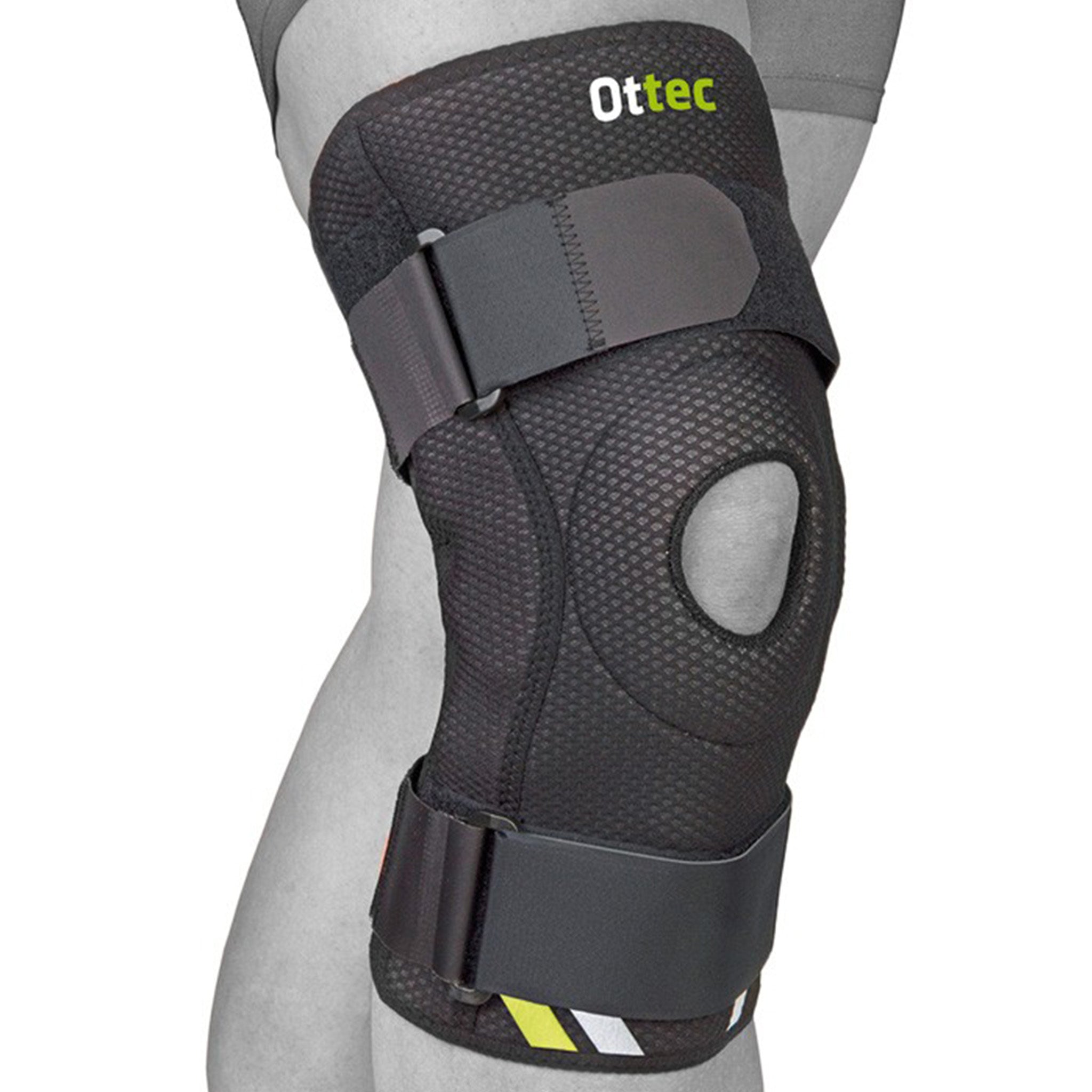 Ottec knee protector with splints for meniscus injuries