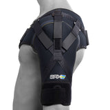 Shoulder protection SRX Stable with heat and compression for an unstable shoulder joint