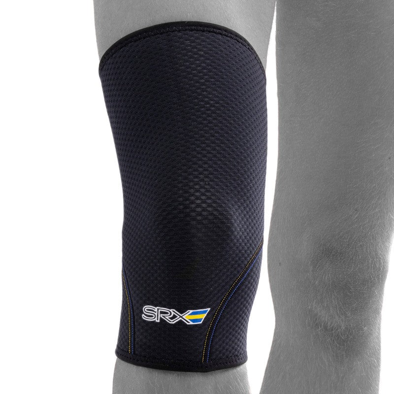 SRX knee pads for stability and warmth during training
