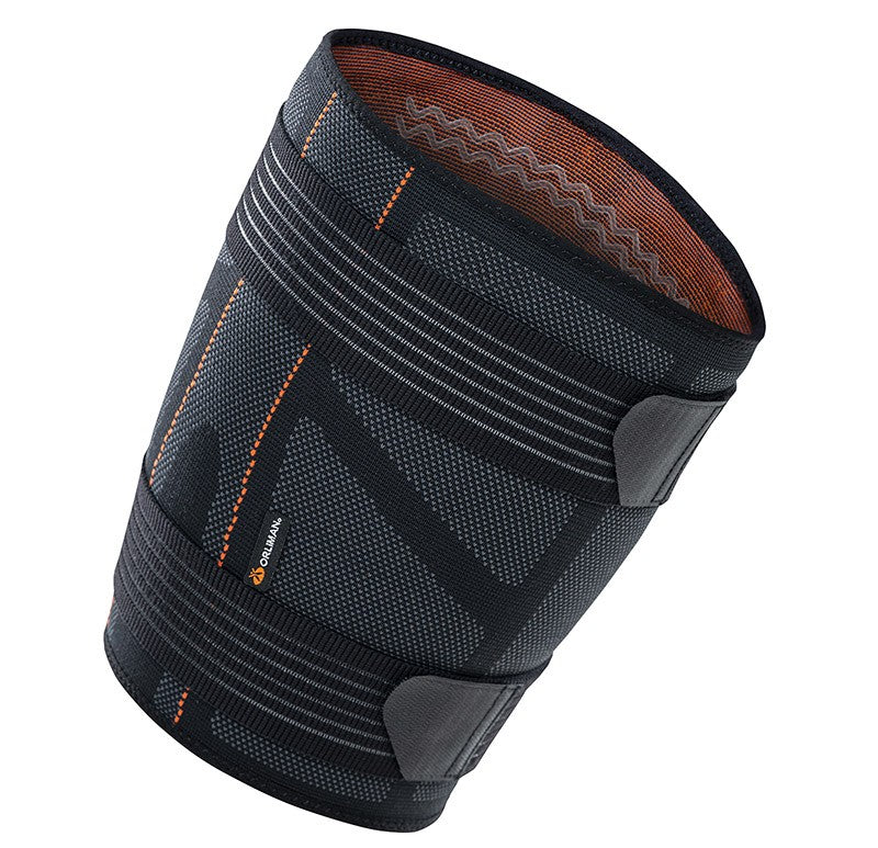 TheraGo thigh protector with adjustable compression straps for sports injuries