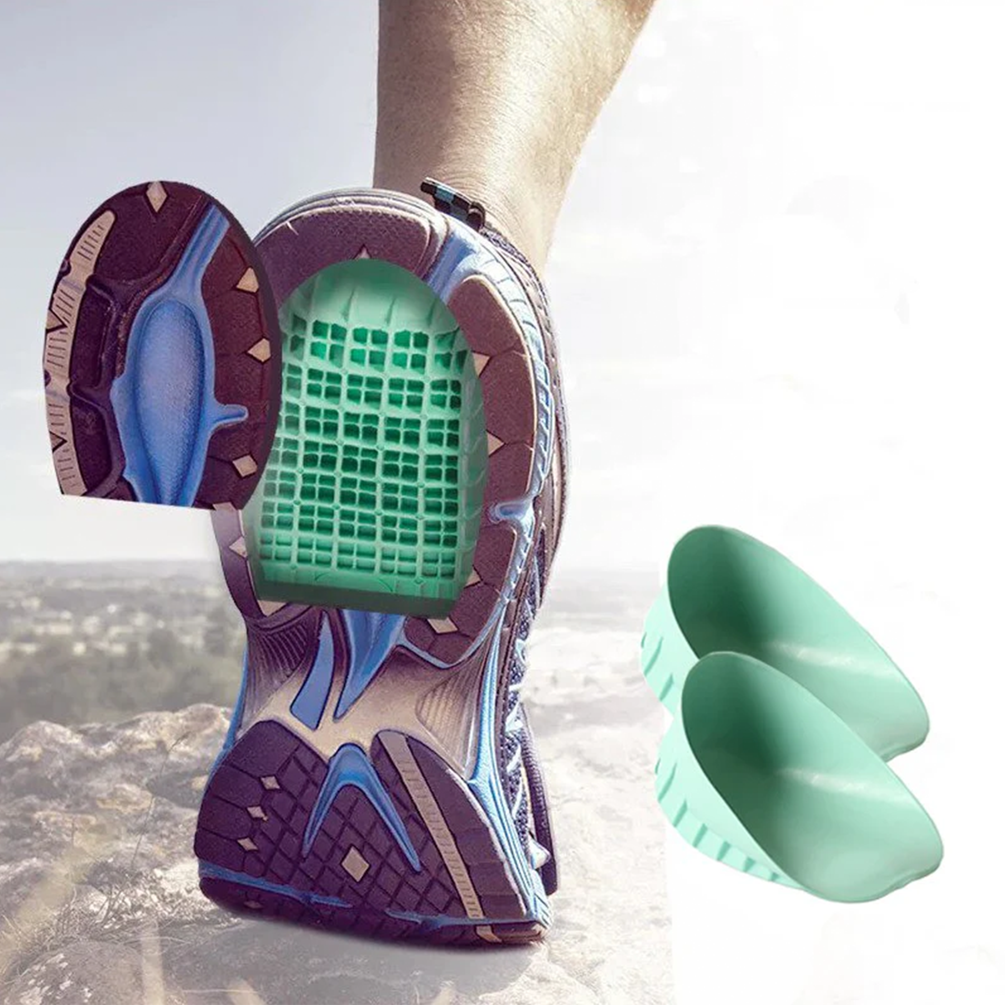 Heel cup Tulis HD original for support and shock absorption in case of heel spurs