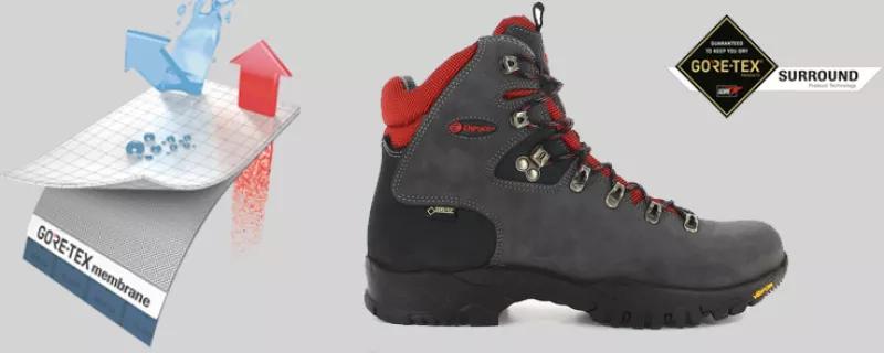 100 % vandtæt med Gore-Tex-membran