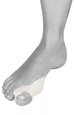 Knystbeskytter hallux valgus af silikone