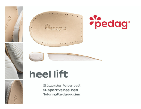 Heel lift aflastende hælindlæg