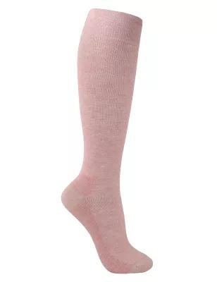 Støttestrømpe pink