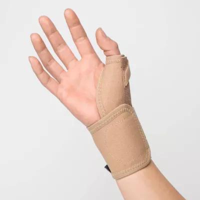 Tommelfinger- og håndledsstøtte med skinne